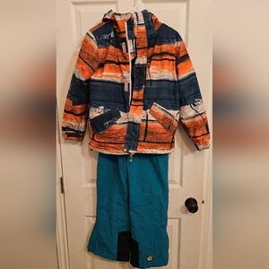 Boys ski bib and coat size 10